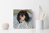 F&S Gift Store Custom pet portrait, Pet Portrait, Gift for Mom, Custom dog portrait, pet memorial, personalized painting, hand painting, Pet artwork
