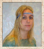 F&S Gift Store Portrait of a Girl, Alexandra , portrait from photo, oil style, digital portrait, realistic painting, custom oil painting, Custom Portrait