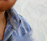 Personalized Oil Painting From Photos, handcraft art on Canvas-Show Case ENG102384-48