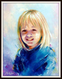 F&S Gift Store Oil Custom Portrait Canvas Painting - Child Portrait Family Portrait Wedding Portrait -Original Painting