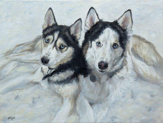 Personalized Oil Painting From Photos, handcraft art on Canvas-Show Case DIF101916-36