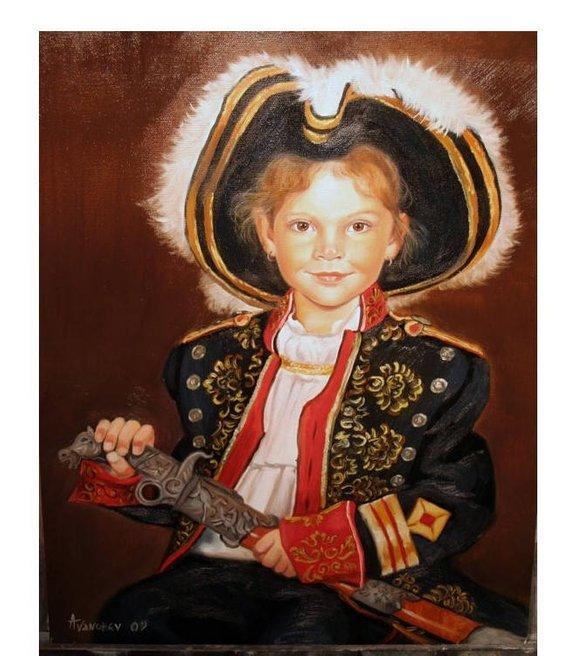 Personalized Oil Painting From Photos, handcraft art on Canvas-Show Case TKH102089-24