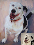F&S Gift Store Pet oil painting, Dog oil portrait, Dog artwork , Custom oil painting, Pet memorial picture, Original Art
