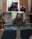 Personalized Oil Painting From Photos, handcraft art on Canvas-Show Case KAD100399-30