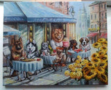 F&S Gift Store Custom dog portrait painting Custom pet portrait custom Oil painting pet portrait dog painting Commission painting animal painting custom