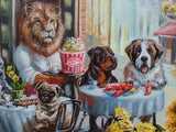 F&S Gift Store Custom dog portrait painting Custom pet portrait custom Oil painting pet portrait dog painting Commission painting animal painting custom