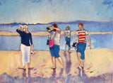 F&S Gift Store Original Custom Family Portrait from your own Photos. Oil Painting on Canvas. Commissioned Art.