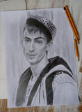 F&S Gift Store Pencil Portrait Portrait from photo portrait drawing Pencil Drawing portrait child portrait custom portrait oil painting portrait couple
