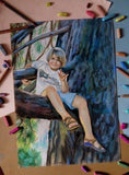 F&S Gift Store Pencil Portrait Portrait from photo portrait drawing Pencil Drawing portrait child portrait custom portrait oil painting portrait couple