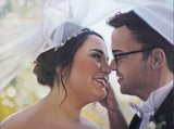 F&S Gift Store Custom Portrait Oil Painting - Wedding Portrait - Anniversary Gift - Gift for the Bride or Groom
