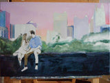 Personalized Oil Painting From Photos, handcraft art on Canvas-Show Case ABI100620-36