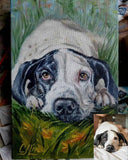 F&S Gift Store CUSTOM DOG PAINTING dog painting on canvas custom dog portrait dog mom Custom pet painting pet memorial animal portrait svetlanamatevosjan