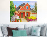 F&S Gift Store House painting, House portrait, Custom house, House watercolor, Painting from photo, Custom home painting, House illustration, New home
