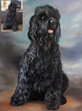F&S Gift Store Custom painting pet,Customized Dog Cat Art,Custom Pet Portrait, Pet Painting from Photo, Dog Portrait,Custom pet print,Photo Painting