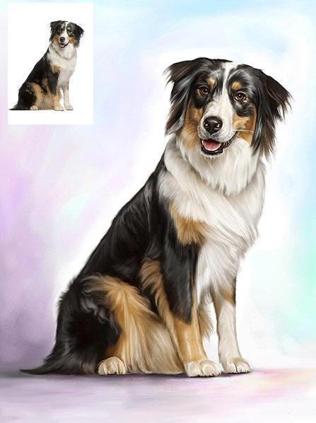 Personalized Oil Painting From Photos, handcraft art on Canvas-Show Case FEN100986-48