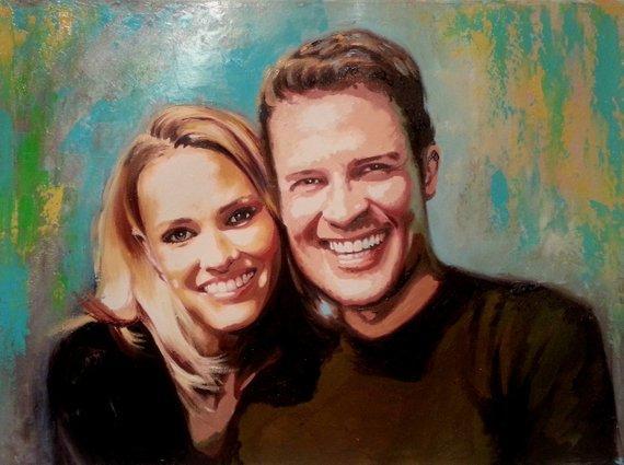 Personalized Oil Painting From Photos, handcraft art on Canvas-Show Case RLI101739-20
