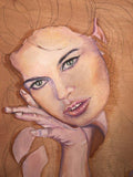 Personalized Oil Painting From Photos, handcraft art on Canvas-Show Case QMH102072-36