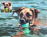 Personalized Oil Painting From Photos, handcraft art on Canvas-Show Case DGO100665-20