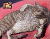 F&S Gift Store Custom Cat Portrait,Custom Pet Portrait,Painting From Photo,Cat Oil Painting,Hand Painting Cat,Custom Cat Gift,Custom Cat Art,Pet Loss