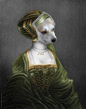F&S Gift Store Anne Boleyn, Custom Pet Portraits, Dog or Cat Portrait, Digital personalized portrait painting, using your Pet's Photo