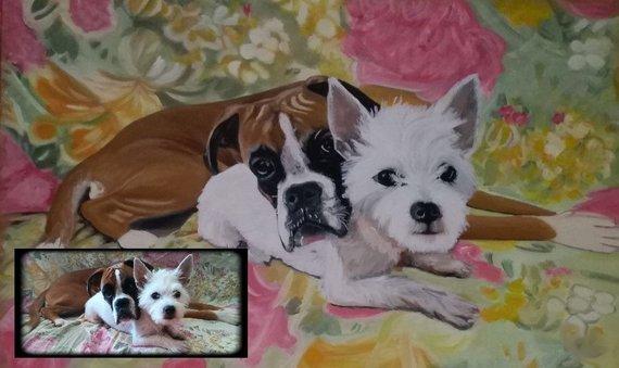 Personalized Oil Painting From Photos, handcraft art on Canvas-Show Case CMH102401-20