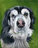 F&S Gift Store Original Custom Pet Portrait, 8x 10, Pet Painting, Dog Painting in Oil, Dog Portrait, Animal Art, Custom Painting from Photo