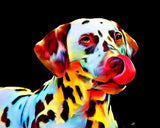 F&S Gift Store Personalized dog breeds oil painting. Border Collie siberian husky Pug illustration. Digital pet portrait. Shih tzu pomeranian gift ideas