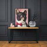 F&S Gift Store Dog painting, custom pet portrait, illustration dog, pet memorial, dog art, animal wall art, painting from photo, French bulldog art, gift,