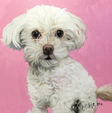 F&S Gift Store 12x12" Custom Pet Portrait // Oil Painting // Pet Lover Gift // Pet Memorial Painting // Personalized Pet Artwork // Custom Pet Artwork