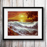 Personalized Oil Painting From Photos, handcraft art on Canvas-Show Case CSN100886-12