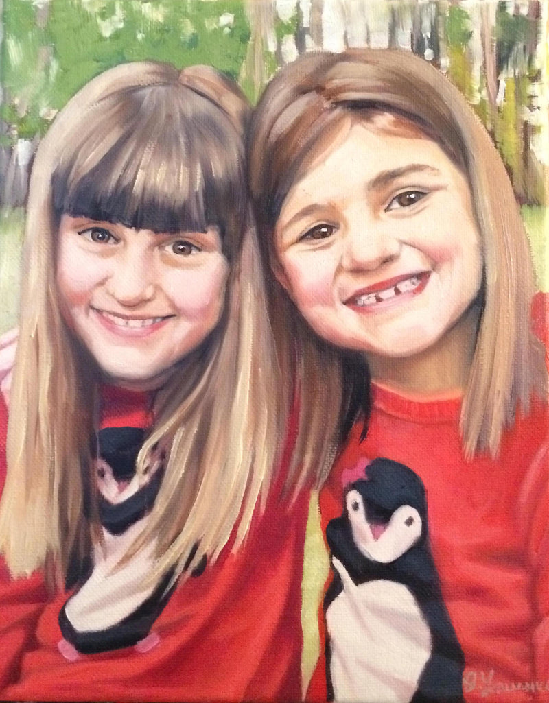 F&S Gift Store Custom Portrait Paintings // Hand Painted // Oil or Acrylic on Canvas