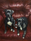 F&S Gift Store CUSTOM portrait Painting from Photo, Turn photo into oil painting, Custom Pets Portrait, 100% Handmade, Wedding portrait, Dog portrait