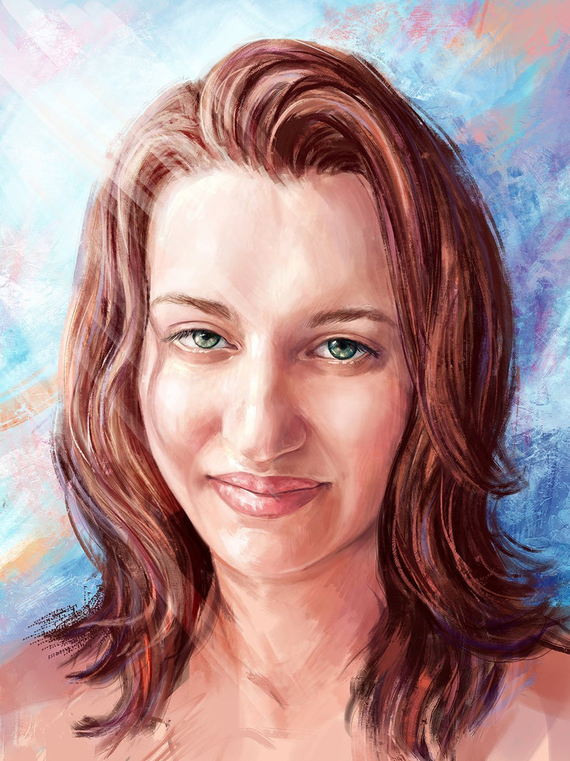 Personalized Oil Painting From Photos, handcraft art on Canvas-Show Case LMN102617-20