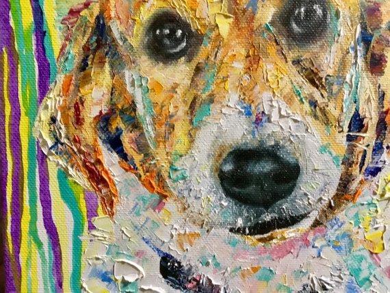 Personalized Oil Painting From Photos, handcraft art on Canvas-Show Case KER101692-48