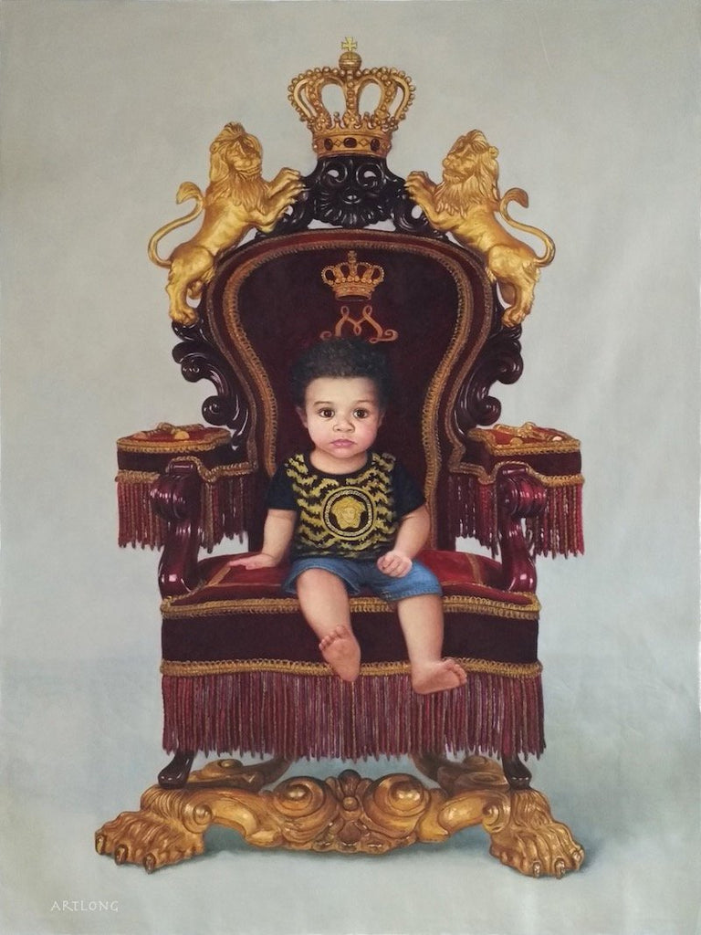 Personalized Oil Painting From Photos, handcraft art on Canvas-Show Case OEN100817-30