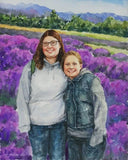 Personalized Oil Painting From Photos, handcraft art on Canvas-Show Case ALO101619-36