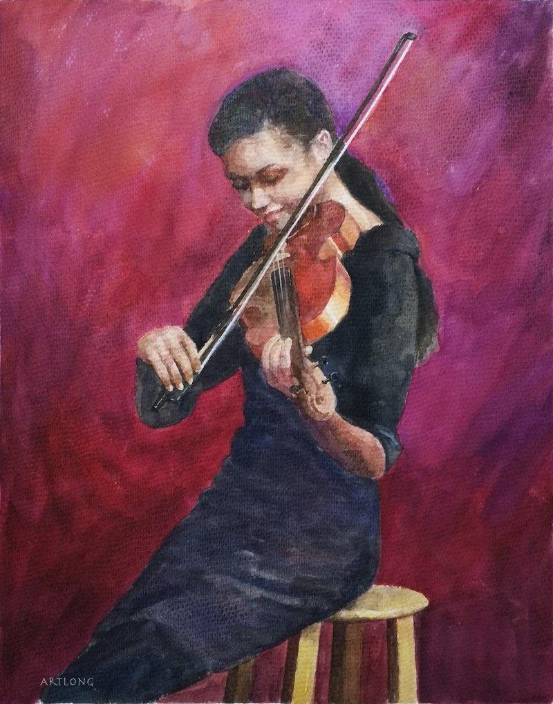 Personalized Oil Painting From Photos, handcraft art on Canvas-Show Case ALO101619-36