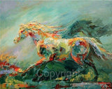 F&S Gift Store Custom Horse Painting in oil on canvas-Custom Horse Painting