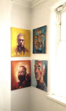 Personalized Oil Painting From Photos, handcraft art on Canvas-Show Case BLA102014-12