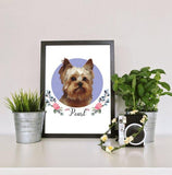 F&S Gift Store Custom Dog Portrait From Photo Pet Painting Dog Art Dog Lover Gift Digital Art Oil Painting Art Print + St Patricks Day Style FREE