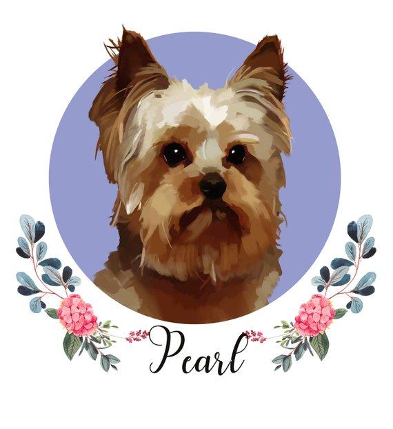 F&S Gift Store Custom Dog Portrait From Photo Pet Painting Dog Art Dog Lover Gift Digital Art Oil Painting Art Print + St Patricks Day Style FREE