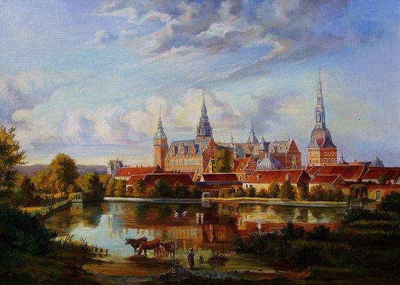 Personalized Oil Painting From Photos, handcraft art on Canvas-Show Case NPA101945-30