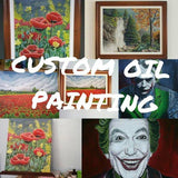 F&S Gift Store Custom Oil Painting, Portrait Painting, Landscape Oil Painting, Commission Art, Commission, Flowers Oil Artwork, Painting on Canvas,