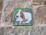 F&S Gift Store Dog Custom portrait Commission painting of dog portrait from photo Oil colors Oil painting Animal art Cat painting Pet lover