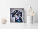 F&S Gift Store Dog painting from photo, Custom portrait, Oil painting on canvas, Custom pet portrait, Unique gift, Personalized painting