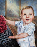Personalized Oil Painting From Photos, handcraft art on Canvas-Show Case GOO101979-48