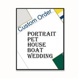 Personalized Oil Painting From Photos, handcraft art on Canvas-Show Case NMD100994-12
