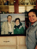 F&S Gift Store Custom portrait, Custom oil painting on canvas, Custom family portrait, Custom portrait oil painting, Commission oil painting, Wife gift