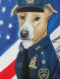 F&S Gift Store Dog Portrait Custom, Service Dog, Therapy dog, Service dog gift, dog oil painting, dog painting custom, christmas gift, personalized gift