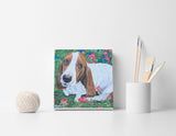 F&S Gift Store Dog Custom portrait Commission painting of dog portrait from photo Oil colors Oil painting Animal art Cat painting Pet lover